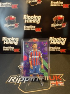 Yeremy Pino - 008/150 - Crystal Palace-Topps Finest PL 25/26-Purple Checkerboard for sale on Ebay