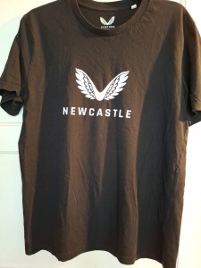 Newcastle United Castore Black Mens T Shirt Size Large for sale on Ebay