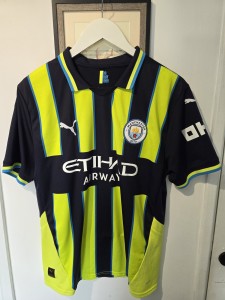 Puma Manchester City  24 -25  Away Shirt, Large for sale on Ebay
