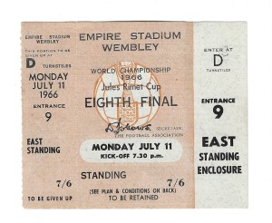 1966 World Cup Final UNUSED TICKET - England v Uruguay @ Wembley for sale on Ebay