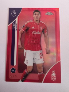 2026 Topps Chrome Premier League Jair 5/5 RC #Nottingham Forest #Color Match for sale on Ebay