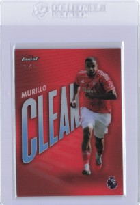 Topps EPL Finest - Numberd - Murillo /5 - Nottingham Forest Clean Tru Red for sale on Ebay