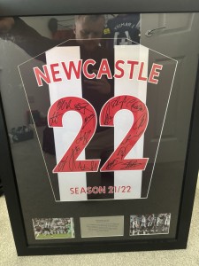 Newcastle United Squad Signed Shirt 21/22 Season with COA for sale on Ebay