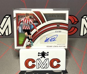 2022-23 panini immaculate Keane Lewis-Potter RC auto /99 Brentford for sale on Ebay