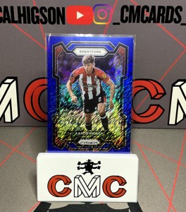 2023-24 panini prizm Aaron Hickey blue shimmer /8 Brentford for sale on Ebay
