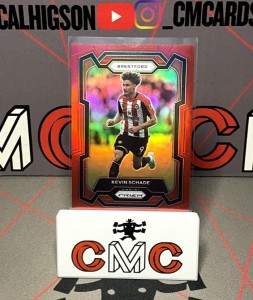 2023-24 panini prizm Kevin Schade red /199 Brentford for sale on Ebay