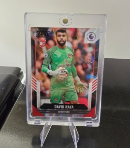 2021-22 PANINI SCORE PREMIER LEAGUE ARSENAL BRENTFORD DAVID RAYA BLACK LASER 1/1 for sale on Ebay