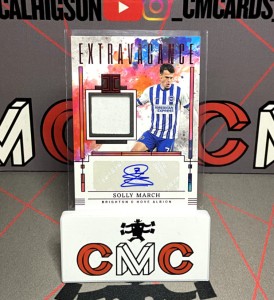 2024-25 panini impeccable Solly March patch auto ruby /49 Brighton for sale on Ebay
