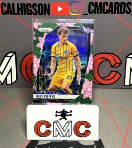 2024-25 panini prizm Mats Wieffer RC lotus flower /18 Brighton for sale on Ebay
