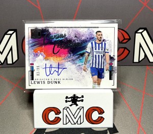 2024-25 panini impeccable Lewis Dunk canvas creations on card auto /99 Brighton for sale on Ebay