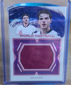 Futera World Football Declan Rice Memorabilia Jersey Patch Card 06/06 West Ham for sale on Ebay