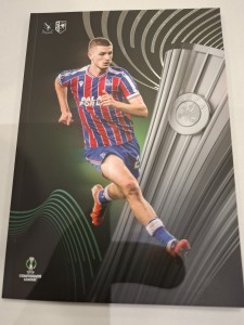 Crystal Palace v AEK Lanaca OFFICIAL PROGRAMME + TEAMSHEET 2025-26 MINT  for sale on Ebay