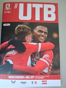 Middlesbrough v Hull City 29th December 2025 for sale on Ebay