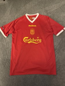 Liverpool 2001 2002 2003 Reebok European Champions League Shirt - Medium - VGC for sale on Ebay