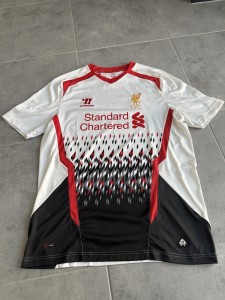 Liverpool 2013 2014 Warrior White Away Shirt - Size XL - Excellent WORN ONCE for sale on Ebay