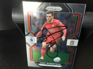 ANDY ROBERTSON - LIVERPOOL Hand Signed Prizm Football trading card for sale on Ebay