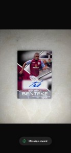 2014 Topps Premier Gold Christian Benteke Autograph Aston Villa for sale on Ebay