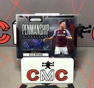2024-25 panini prizm Ollie Watkins penmanship auto Aston Villa for sale on Ebay
