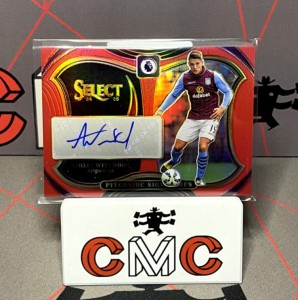 2024-25 panini select Ashley Westwood auto red Aston Villa for sale on Ebay