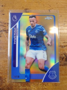 Topps Chrome Premier League 2025/2026 Dwight McNeil /50 Everton for sale on Ebay