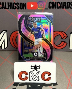 2024-25 panini select James Tarkowski pink /99 Everton for sale on Ebay