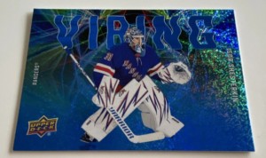 Upper Deck Vibing VB-29 Igor Shesterkin Rangers Speckle 2025-26 Series 2 for sale on Ebay