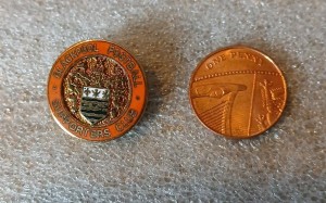 BLACKPOOL F.C. Supporters Club, 70's Old Crest Enamel Badge for sale on Ebay