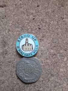 COVENTRY CITY ANTI VILLA BADGE for sale on Ebay