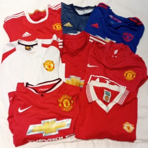 Mixed Bundle Job Lot Manchester United Football Shirts. 8 Total for sale on Ebay