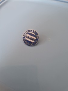 Rochdale FC Supporters Club Pin Badge 1975 for sale on Ebay