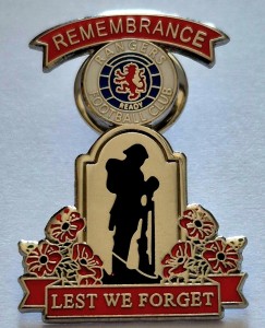Rangers Poppy Badge New for sale on Ebay