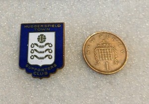 Huddersfield Town Supporters Club Vintage Badge for sale on Ebay