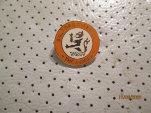 Football Club SALFORD CITY The Ammies badge # 8 for sale on Ebay