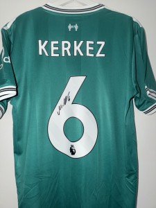 Milos Kerkez Signed Third 25-26 Shirt **COA for sale on Ebay