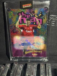 2023-24 Topps Finest UEFA Steven Gerrard The Man Auto /350 Liverpool SSP for sale on Ebay