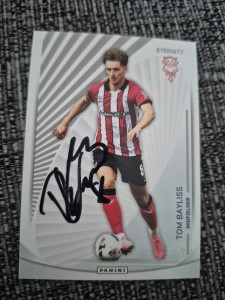 Signed Tom Bayliss Lincoln City EFL Eternity Panini Card 2025/26 for sale on Ebay