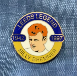 Leeds United Legend Billy Bremner Badge for sale on Ebay