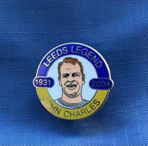 Leeds United Legend John Charles Badge for sale on Ebay