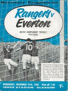 Rangers v Everton British Championship 