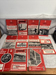 Collection Of Liverpool Programmes 1972-73 Including Home Games & FA Cup Final for sale on Ebay