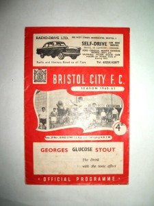 BRISTOL CITY V KINGS LYNN ( FAC R2R) 29-11-1960 for sale on Ebay