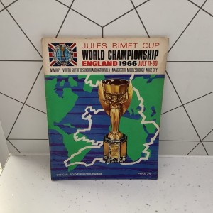 Jules Rimet Cup World Championship Programme 1966 England, July 11-30 140g for sale on Ebay