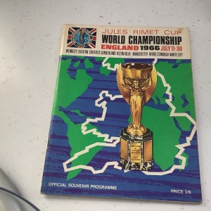 Jules Rimet Cup World Championship Programme 1966 England, July 11-30 Written for sale on Ebay