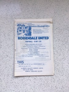 Rossendale United v New Mills 7th Sept 1974 for sale on Ebay