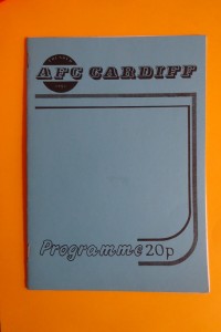 1987/88  AFC CARDIFF v CARDIFF CITY   South Wales Senior Cup for sale on Ebay