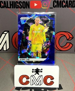 2024-25 panini prizm Bernd Leno blue ice /75 Fulham for sale on Ebay