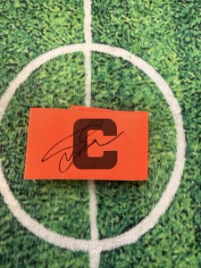 Gio Van Bronckhorst Of Netherlands,Barcelona&Arsenal Signed Captain Armband wCOA for sale on Ebay