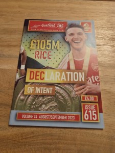 GUNFLASH - VOL 74 ISSUE 615 AUG / SEPT 2023- ARSENAL FANZINE for sale on Ebay
