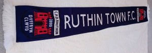 Ruthin Town FC Welsh Scarf for sale on Ebay