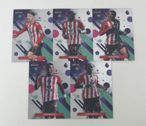 2025/26 Topps Finest Premier League 5x Sunderland Full Common Base Cards Bundle for sale on Ebay
